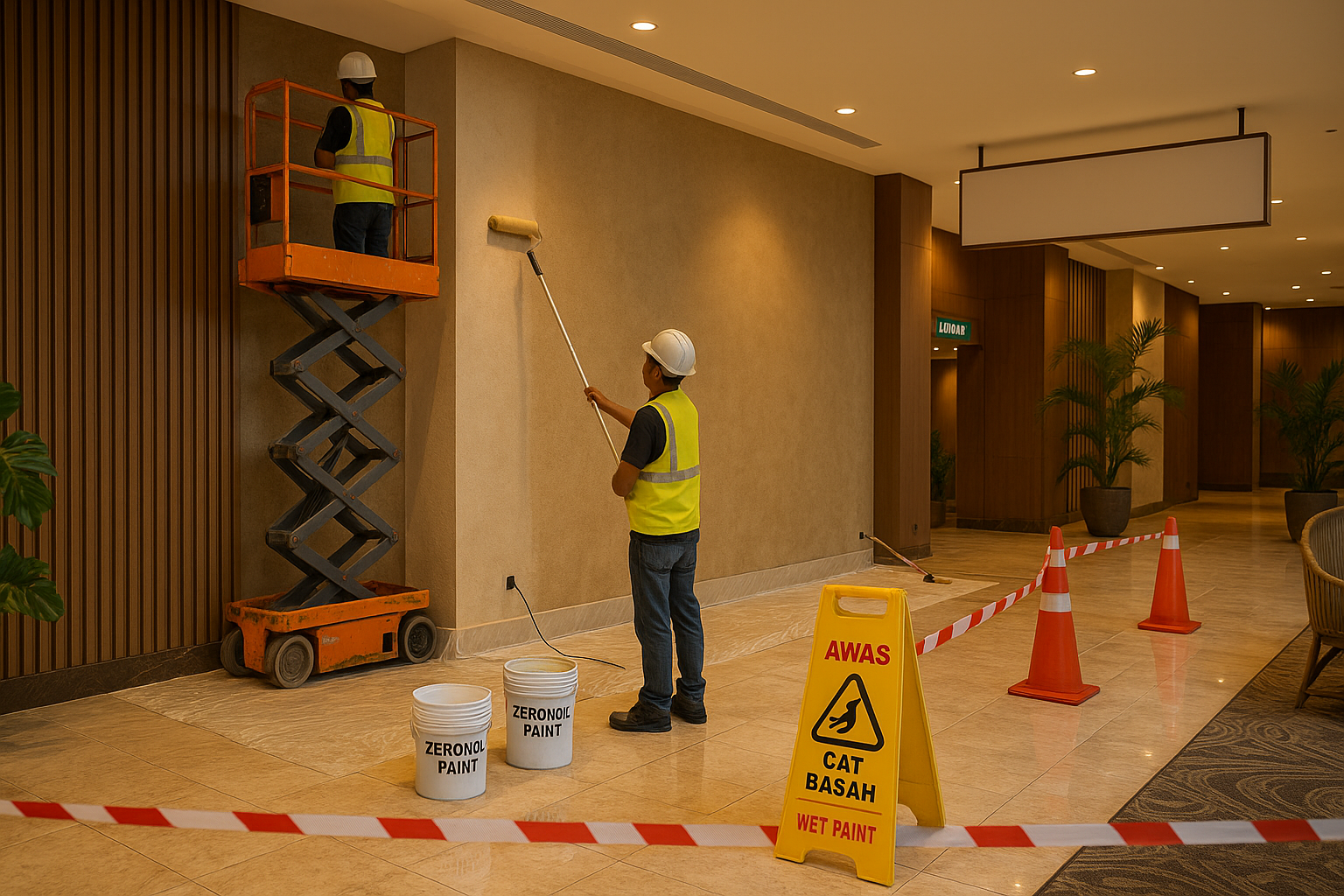 Hotel project - Hotel Lobby Refinish